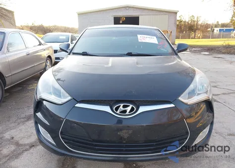 2013 Hyundai Veloster Base W/Gray from USA, damaged, VIN KMHTC6AD6DU086899